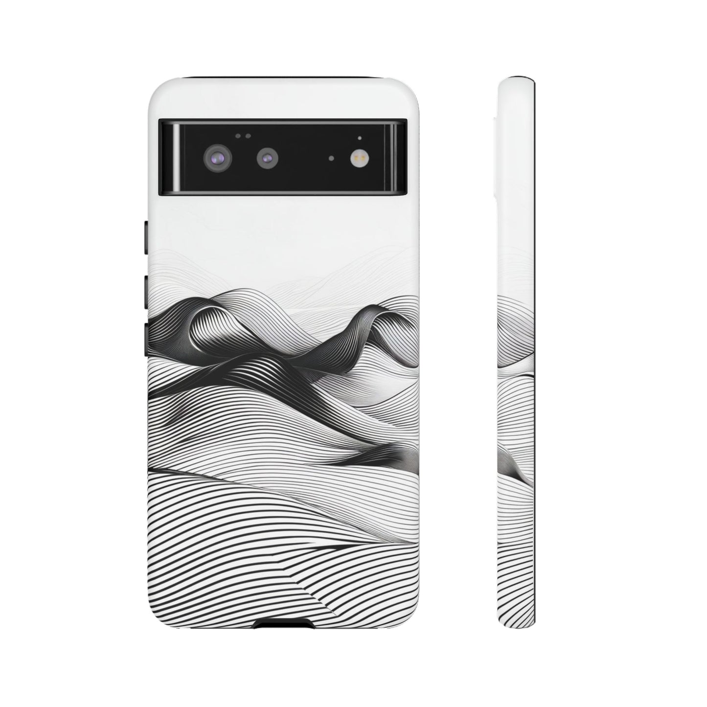 Abstract Waves Tough Phone Case