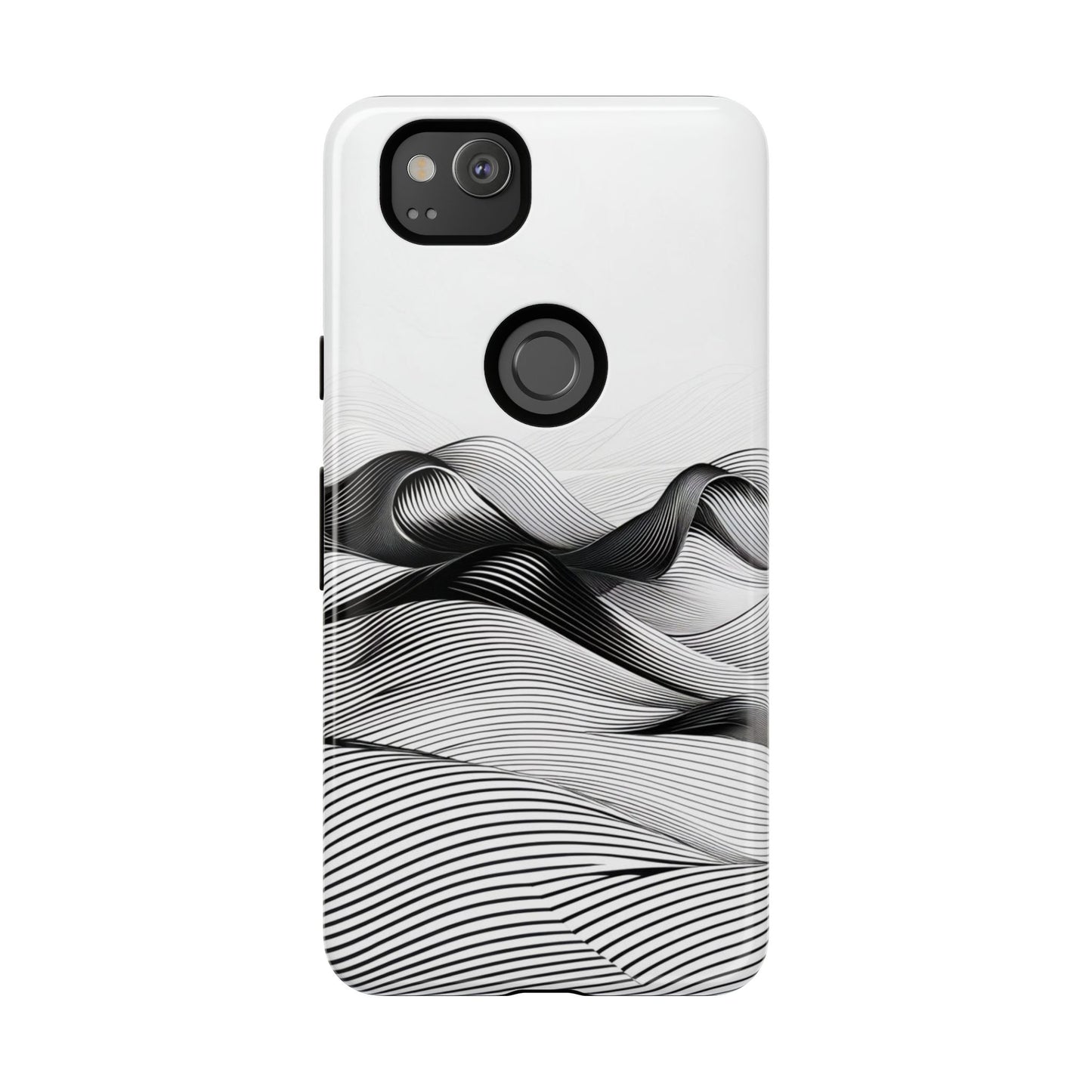 Abstract Waves Tough Phone Case