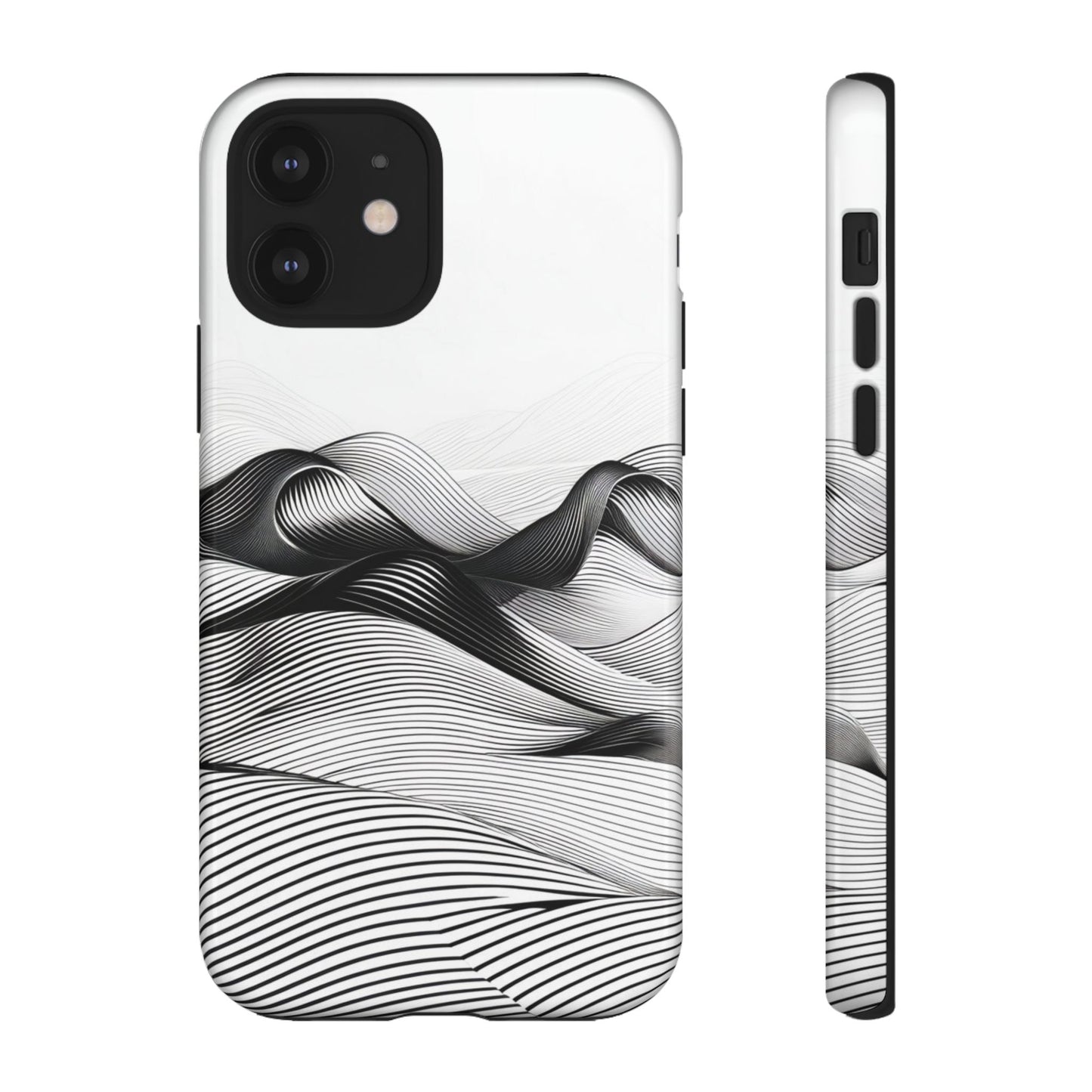 Abstract Waves Tough Phone Case