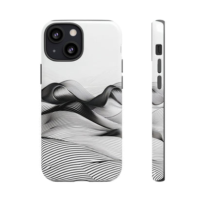 Abstract Waves Tough Phone Case