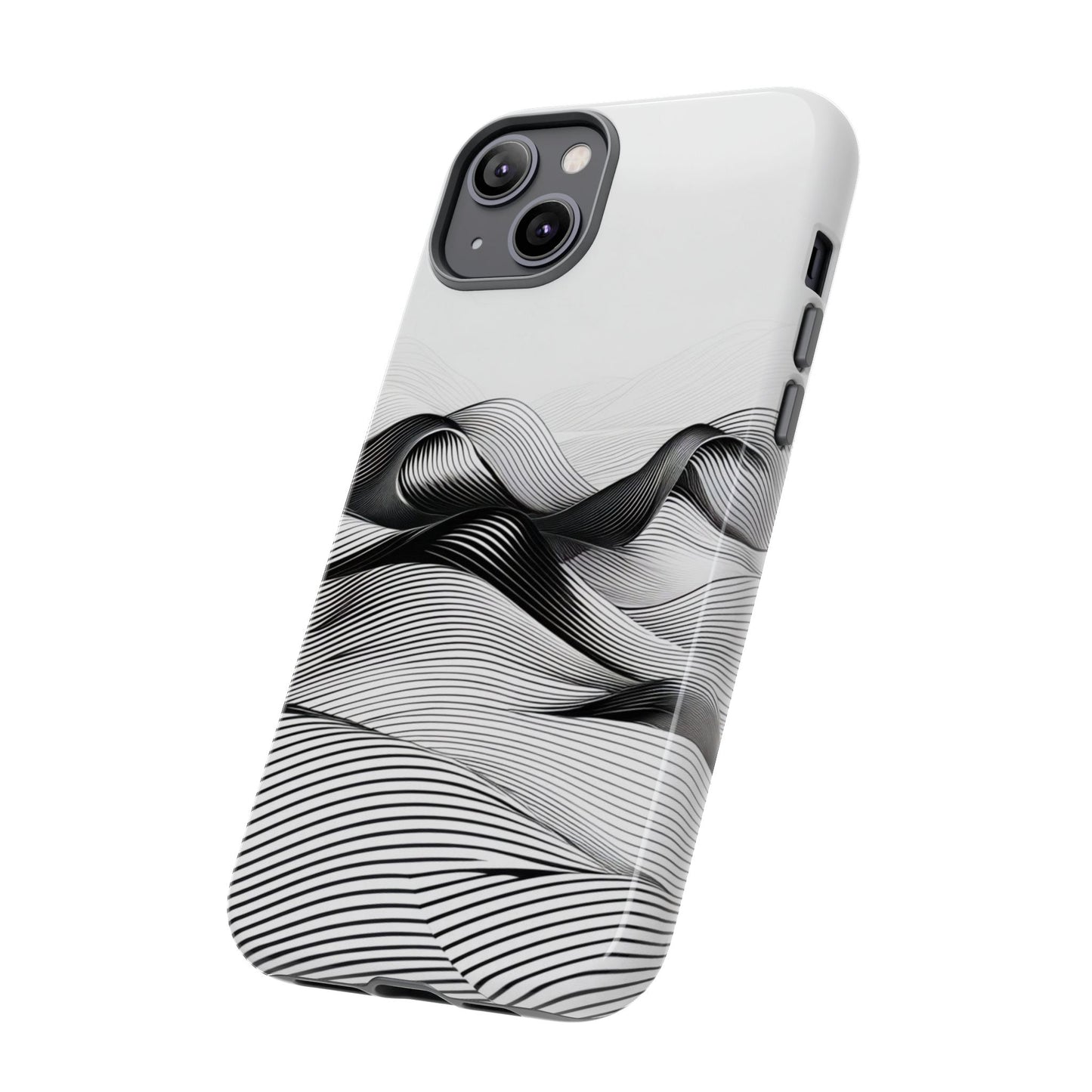 Abstract Waves Tough Phone Case