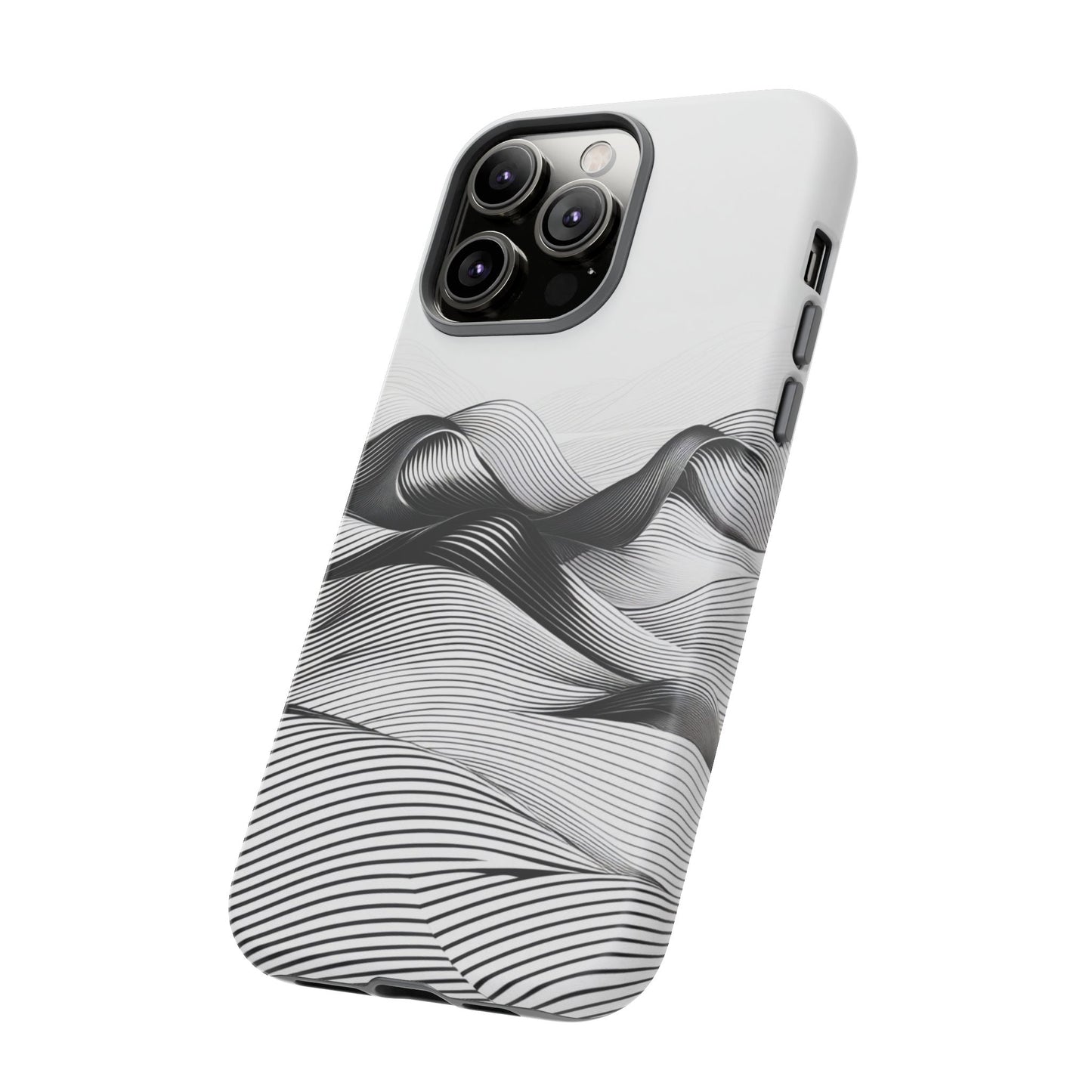 Abstract Waves Tough Phone Case