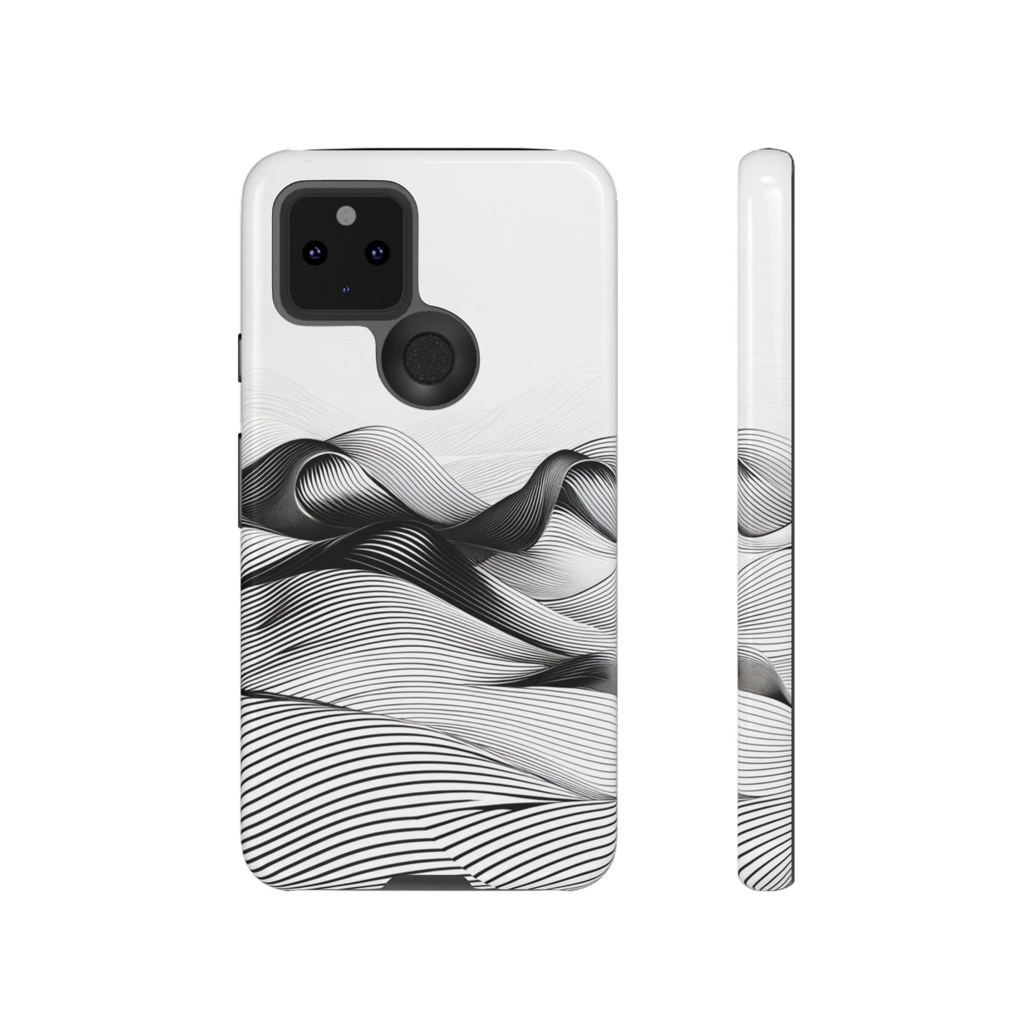 Abstract Waves Tough Phone Case