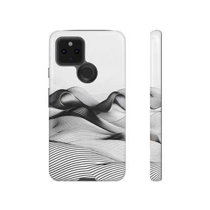 Abstract Waves Tough Phone Case