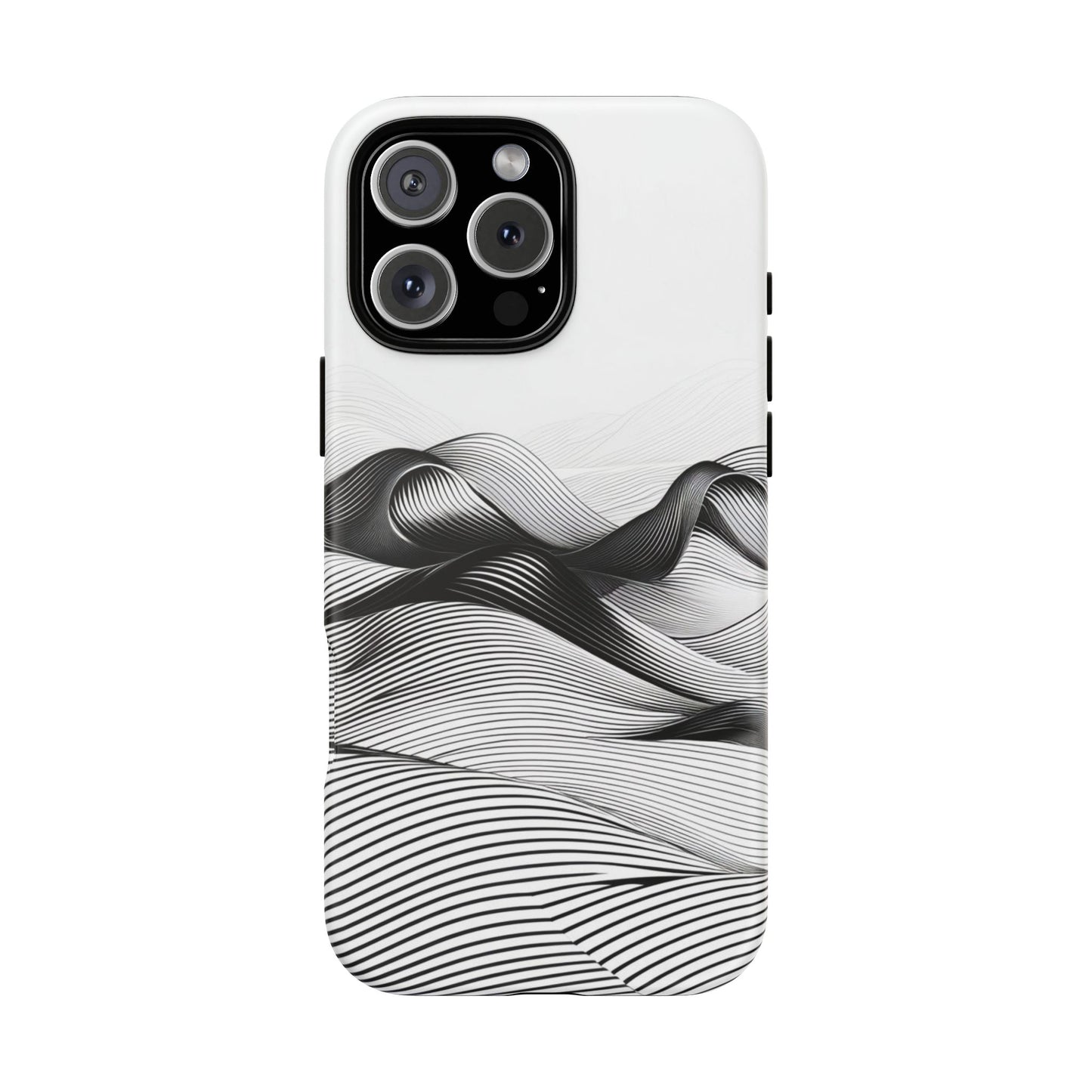 Abstract Waves Tough Phone Case