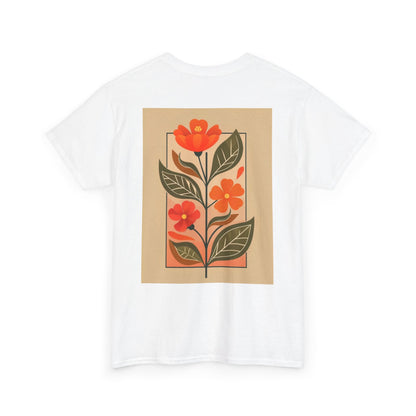 Vintage Floral Unisex Heavy Cotton Tee