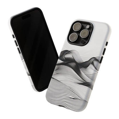 Abstract Waves Tough Phone Case