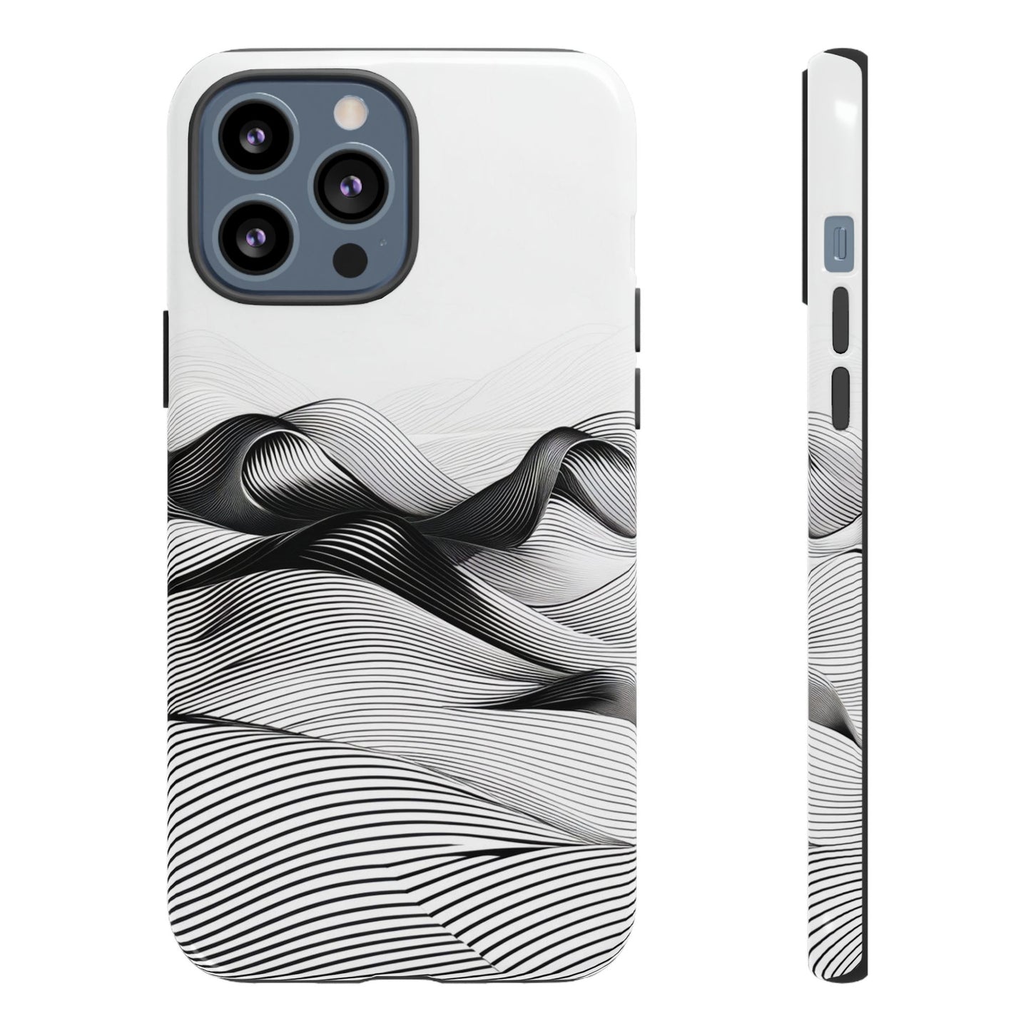 Abstract Waves Tough Phone Case