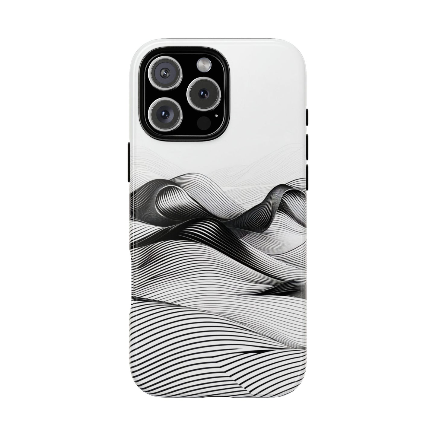 Abstract Waves Tough Phone Case