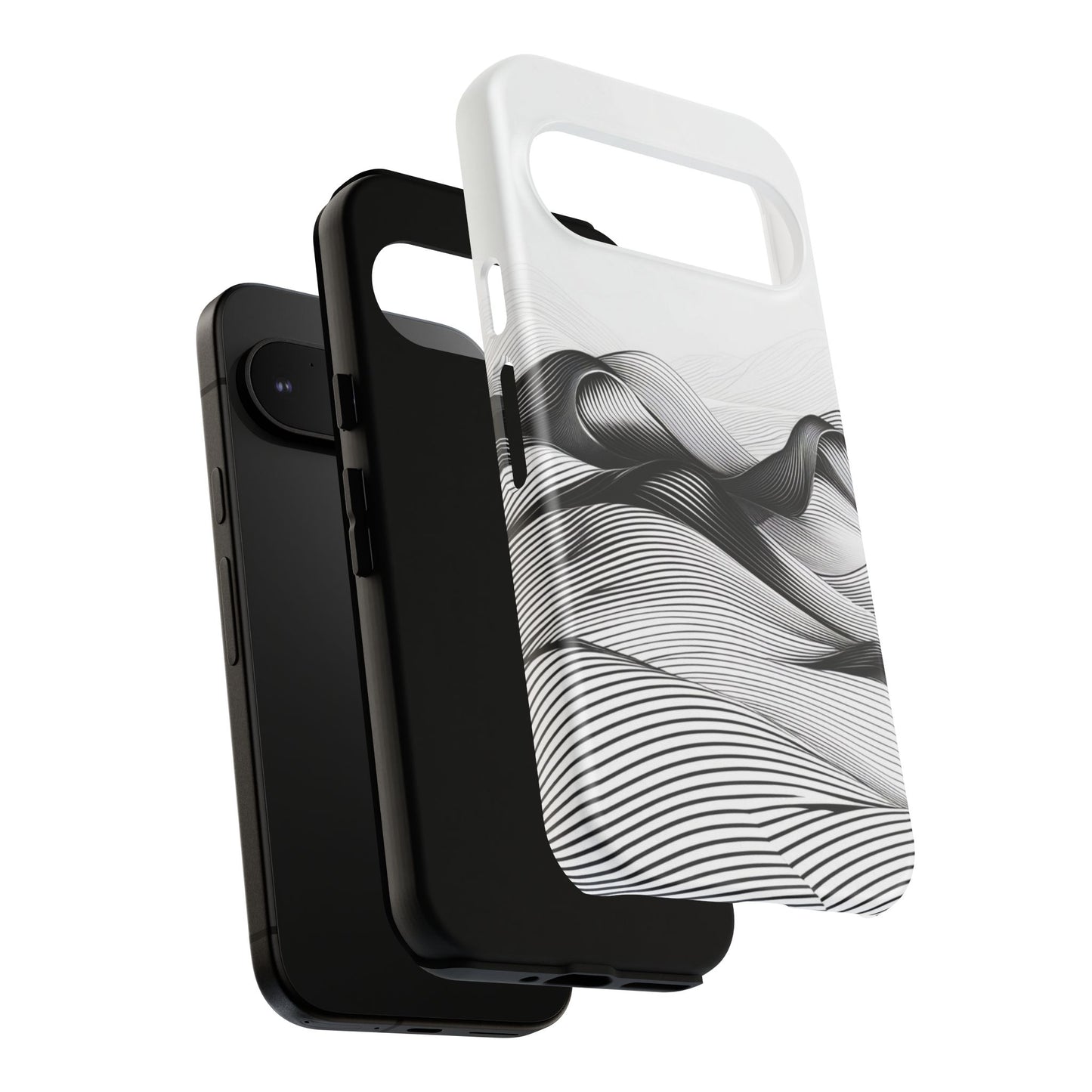 Abstract Waves Tough Phone Case