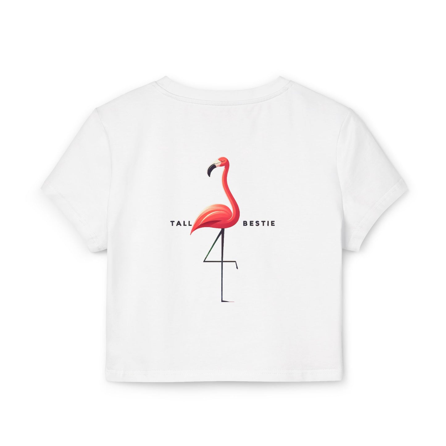 Tall Bestie Flamingo Women's Baby Tee