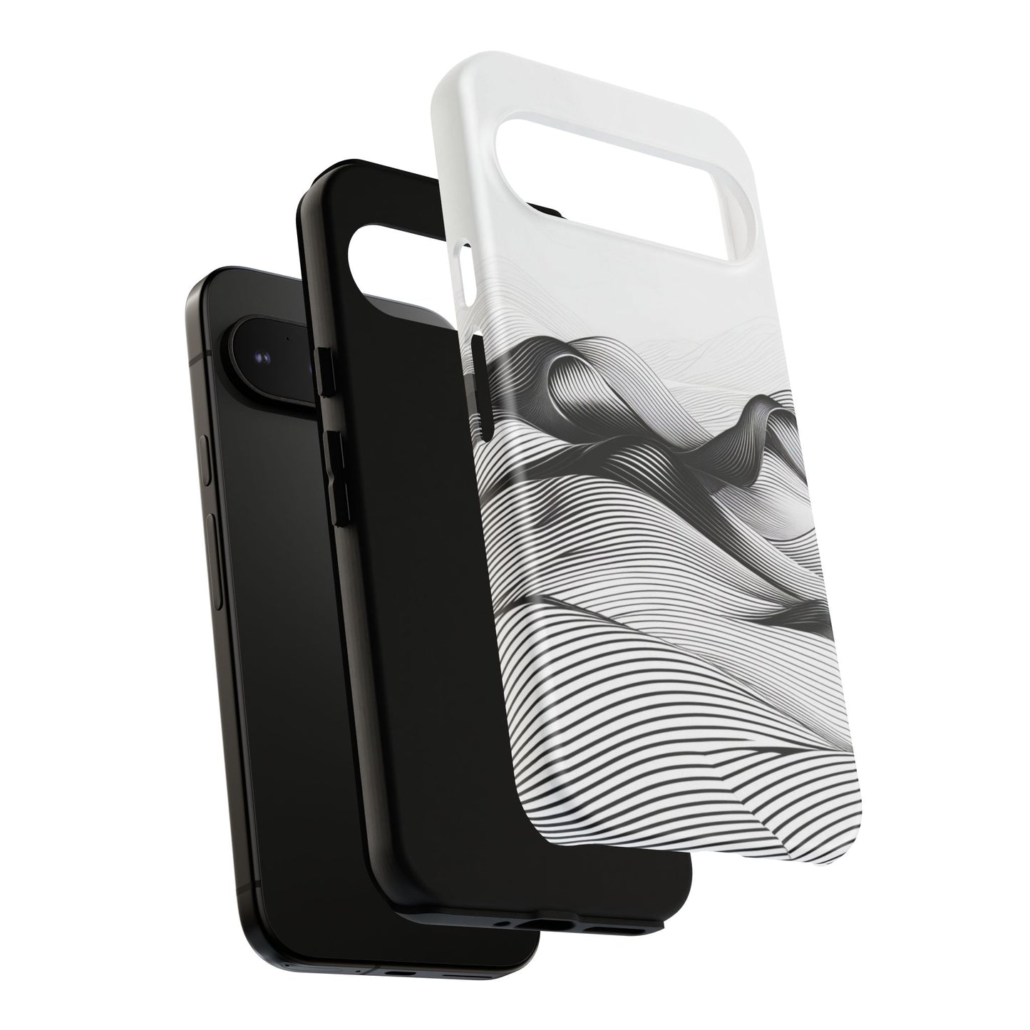 Abstract Waves Tough Phone Case