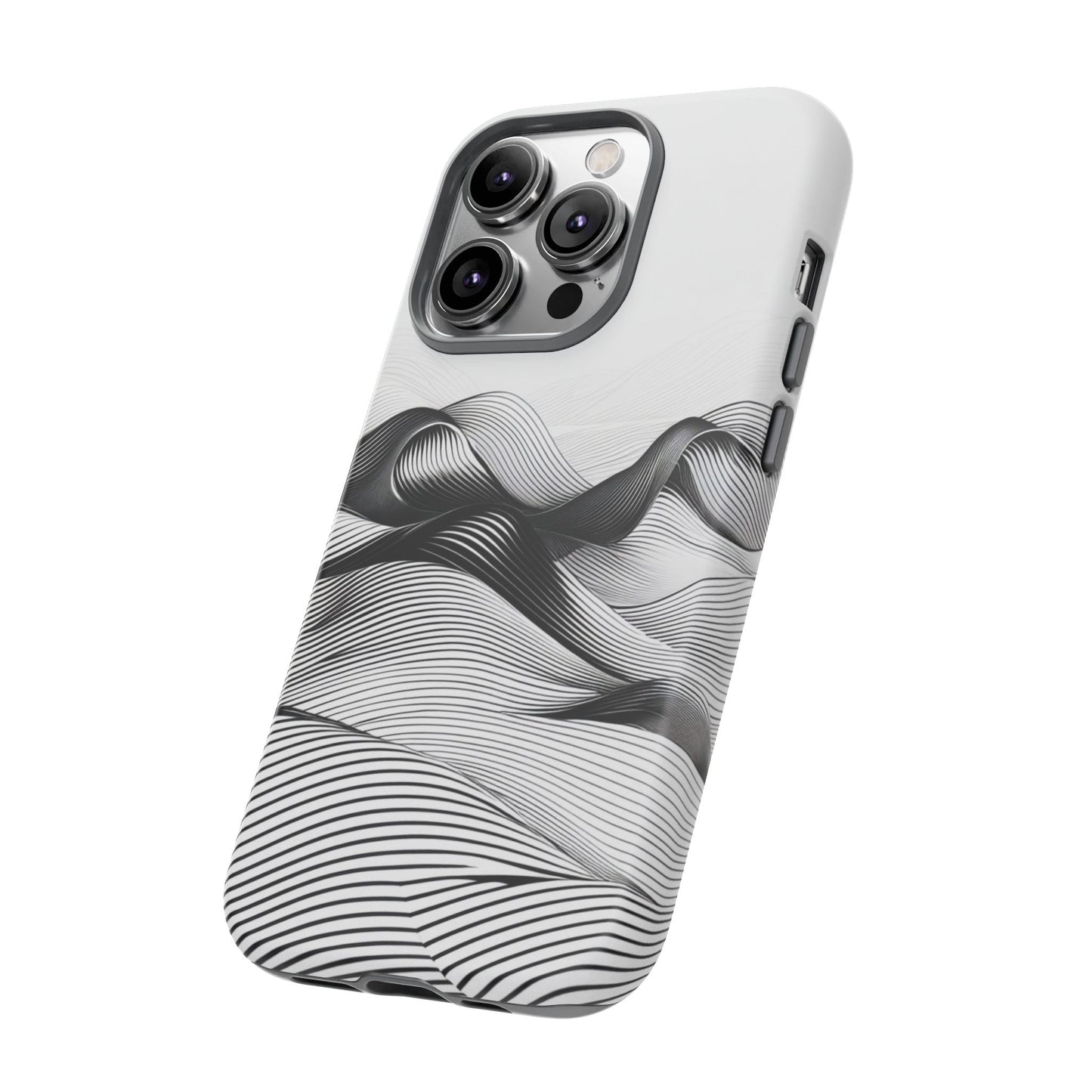 Abstract Waves Tough Phone Case