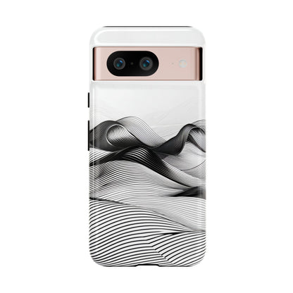 Abstract Waves Tough Phone Case