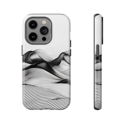 Abstract Waves Tough Phone Case