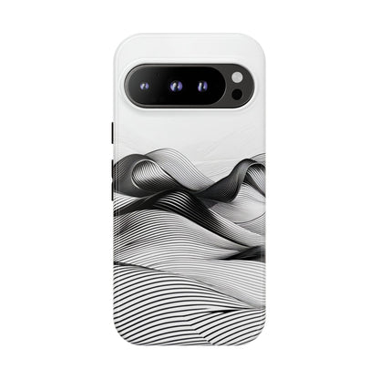 Abstract Waves Tough Phone Case