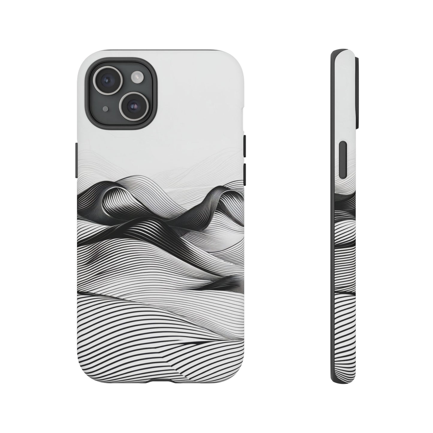 Abstract Waves Tough Phone Case