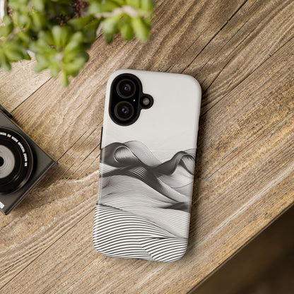 Abstract Waves Tough Phone Case