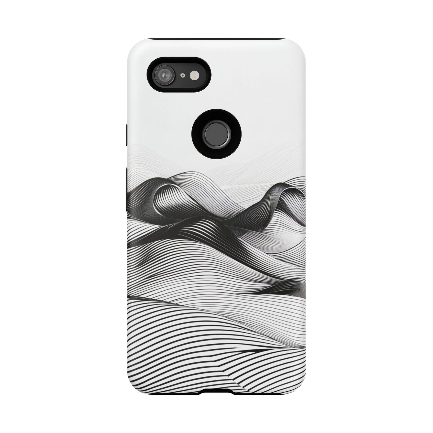 Abstract Waves Tough Phone Case