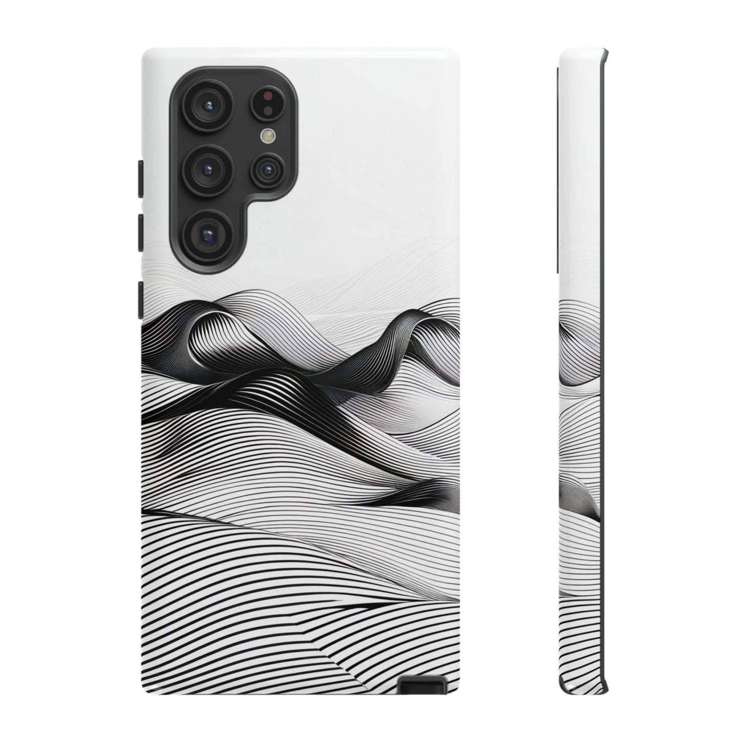 Abstract Waves Tough Phone Case