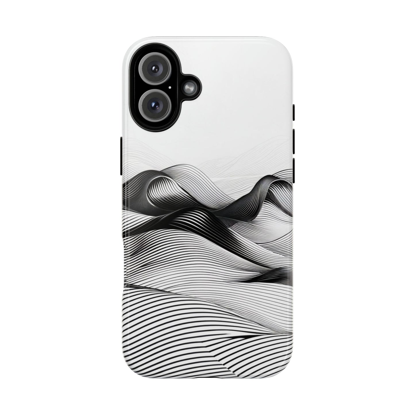 Abstract Waves Tough Phone Case