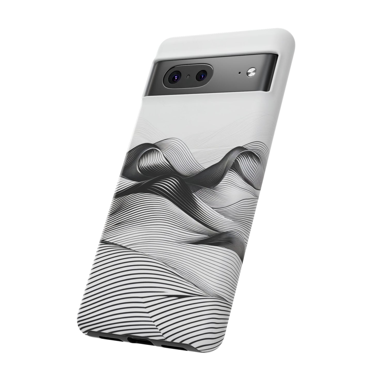 Abstract Waves Tough Phone Case