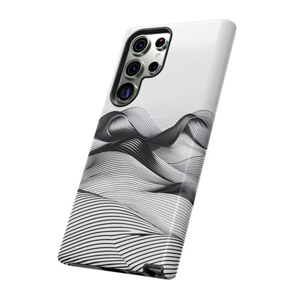 Abstract Waves Tough Phone Case