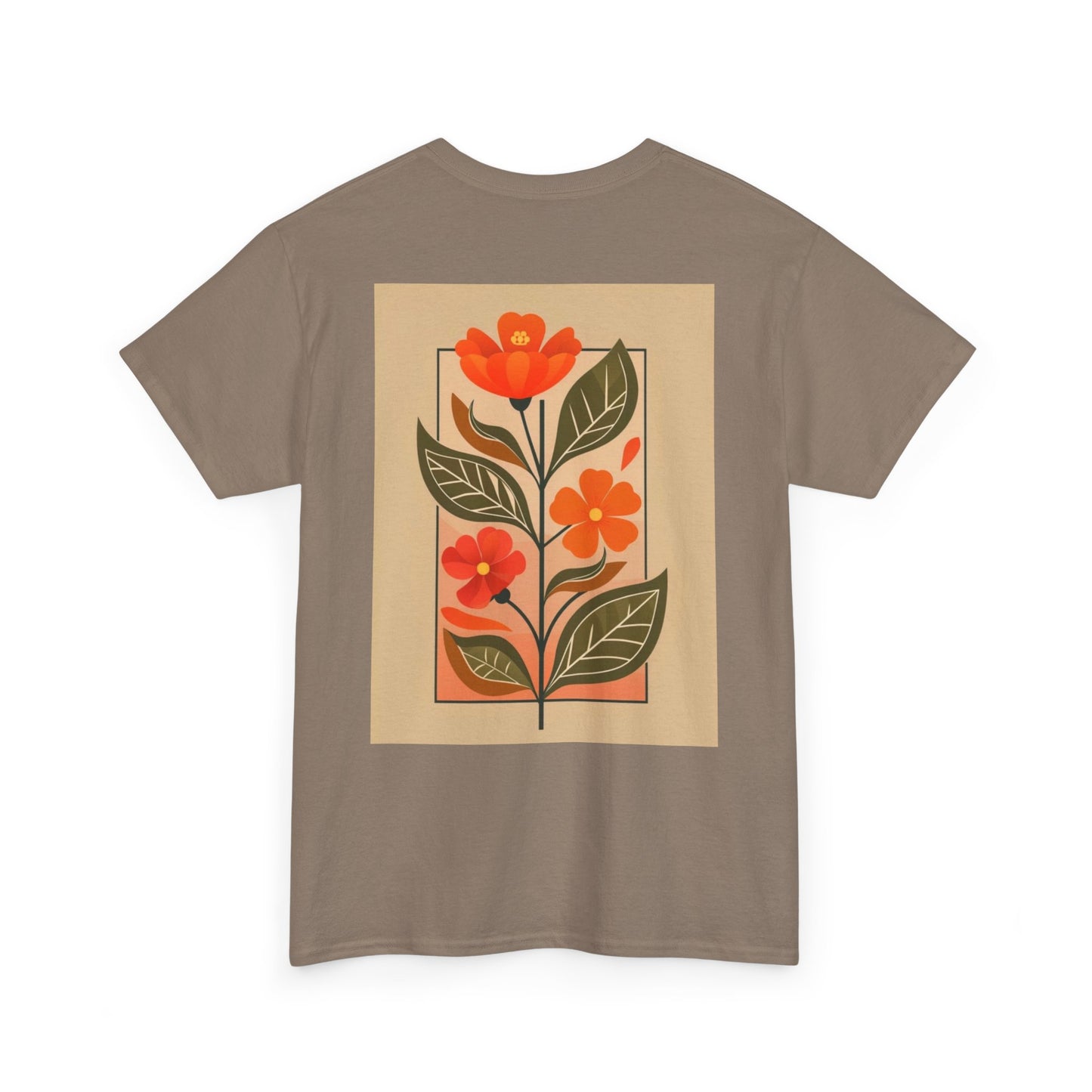 Vintage Floral Unisex Heavy Cotton Tee