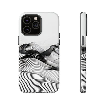 Abstract Waves Tough Phone Case