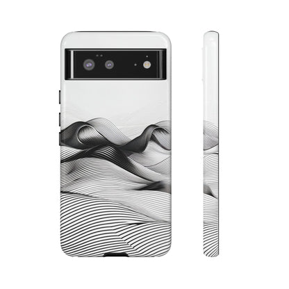 Abstract Waves Tough Phone Case