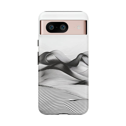 Abstract Waves Tough Phone Case