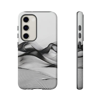 Abstract Waves Tough Phone Case