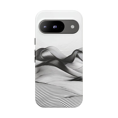 Abstract Waves Tough Phone Case