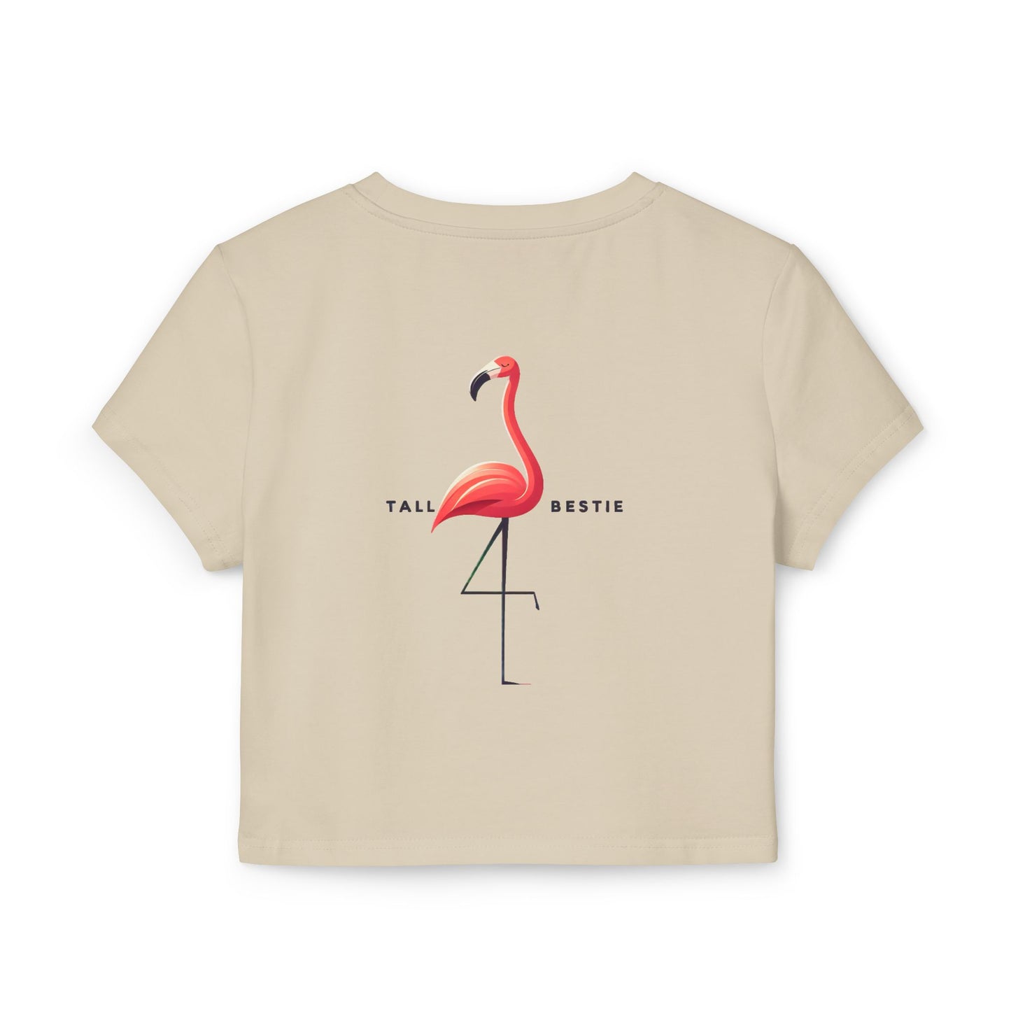 Tall Bestie Flamingo Women's Baby Tee